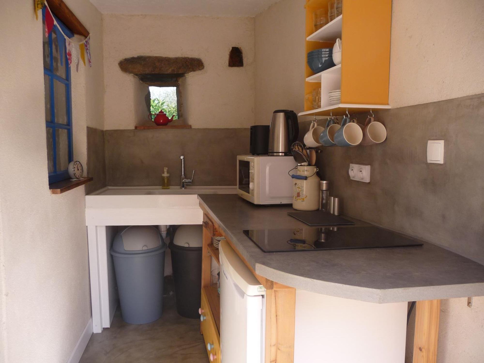 Bretagne Chambre D'Hotes Suite 53M2 Et Caravane Vintage Avec Cuisine Et Salle De Bains Privees Brittany B&B 53M2 Suite And Vintage Caravan Glamping With Private Kitchen And Bathroom Pleumeur-Gautier Buitenkant foto